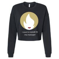 Emotionalclub I Need To Speak To The Manager Cropped Pullover Crew