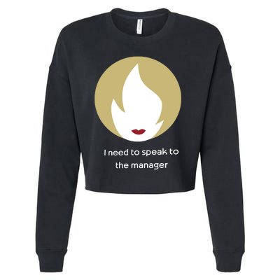 Emotionalclub I Need To Speak To The Manager Cropped Pullover Crew