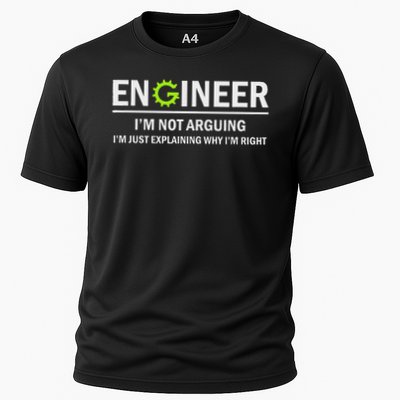 Engineer I'm Not Arguing Funny Engineering Cooling Performance Crew T-Shirt