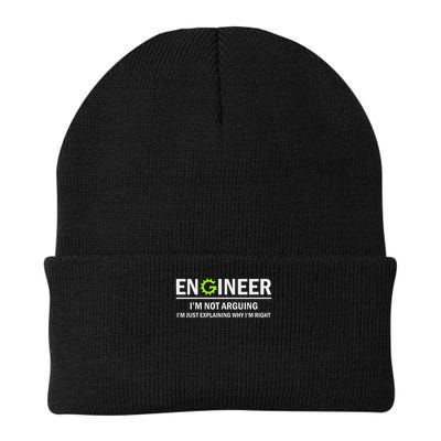 Engineer I'm Not Arguing Funny Engineering Knit Cap Winter Beanie