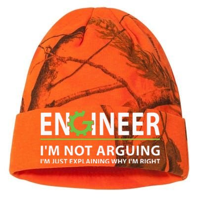 Engineer Im Not Arguing Funny Engineering Quote Engineers Kati Licensed 12" Camo Beanie