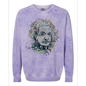 Einstein Paint Splatter Colorblast Crewneck Sweatshirt