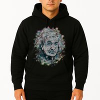 Einstein Paint Splatter Hoodie