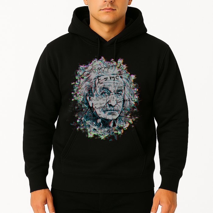 Einstein Paint Splatter Hoodie