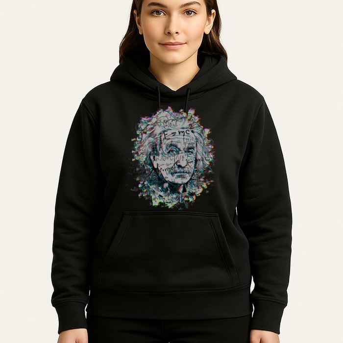 Einstein Paint Splatter Hoodie