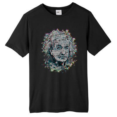 Einstein Paint Splatter Tall Fusion ChromaSoft Performance T-Shirt