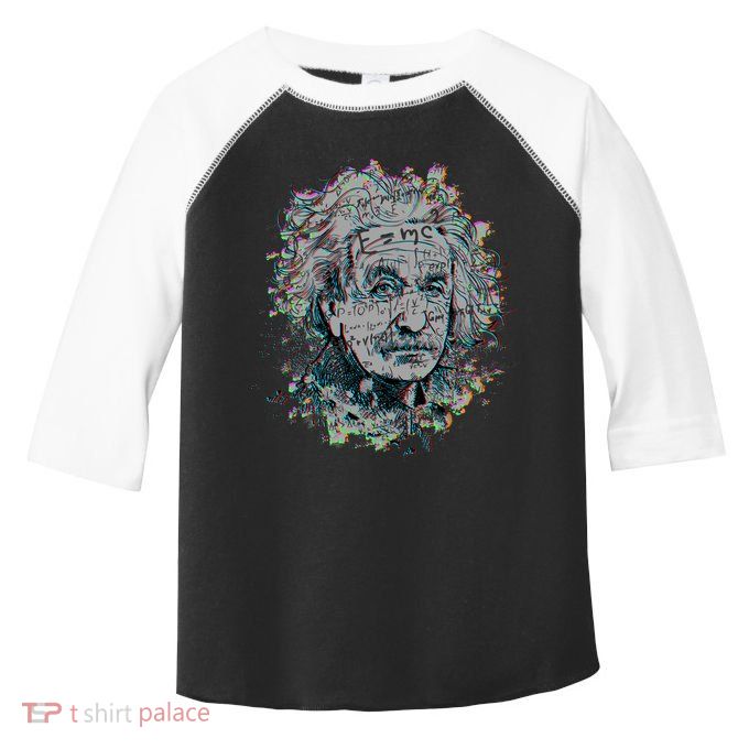 Einstein Paint Splatter Toddler Fine Jersey T-Shirt