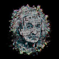 Einstein Paint Splatter Wool Snapback Cap