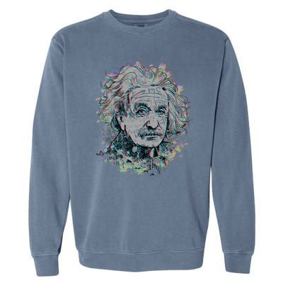 Einstein Paint Splatter Garment-Dyed Sweatshirt