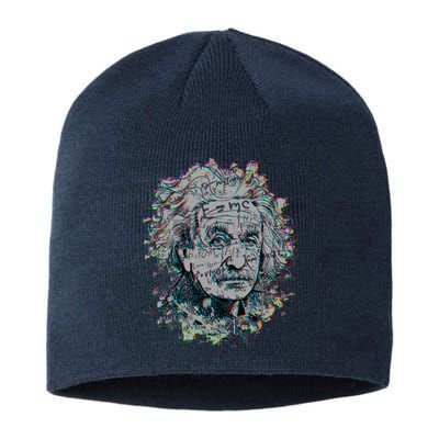 Einstein Paint Splatter Sustainable Beanie