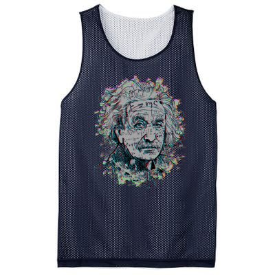 Einstein Paint Splatter Mesh Reversible Basketball Jersey Tank