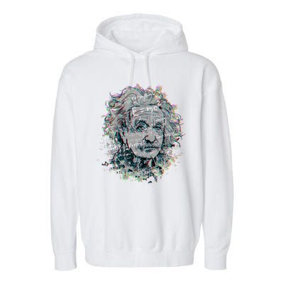 Einstein Paint Splatter Garment-Dyed Fleece Hoodie