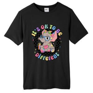 Elephant ItS Ok To Be Different Autism Awareness Tumbler Cool Gift Tall Fusion ChromaSoft Performance T-Shirt