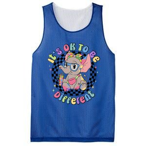 Elephant ItS Ok To Be Different Autism Awareness Tumbler Cool Gift Mesh Reversible Basketball Jersey Tank