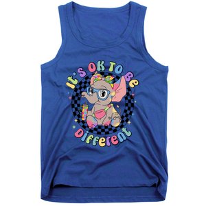 Elephant ItS Ok To Be Different Autism Awareness Tumbler Cool Gift Tank Top