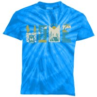 Earth Is Our Home Tee Save The Planet Climate Change Gift Kids Tie-Dye T-Shirt