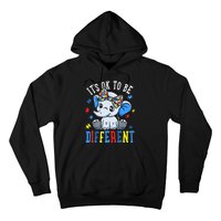 Elephant It's Ok To Be Different Autism Awareness Hoodie