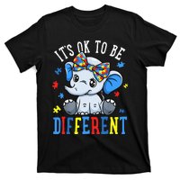 Elephant It's Ok To Be Different Autism Awareness T-Shirt