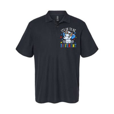 Elephant It's Ok To Be Different Autism Awareness Softstyle Adult Sport Polo