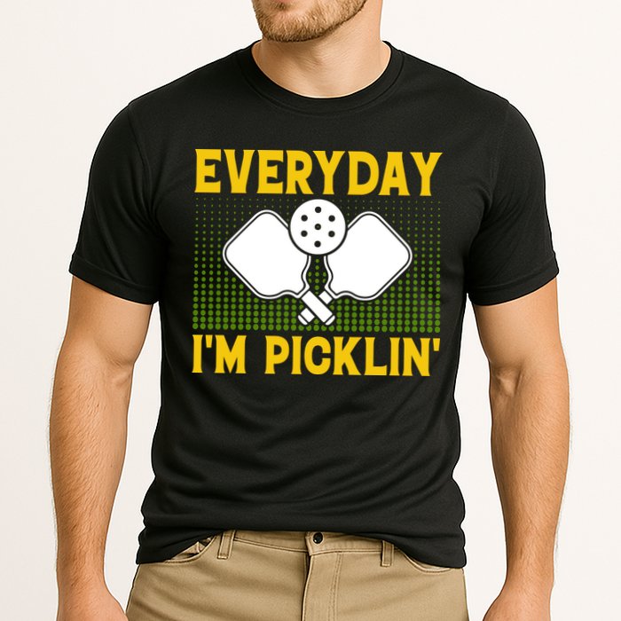 Everyday I'm Picklin' Paddle Pickleball Gift Cooling Performance Crew T-Shirt