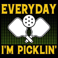 Everyday I'm Picklin' Paddle Pickleball Gift Cooling Performance Crew T-Shirt