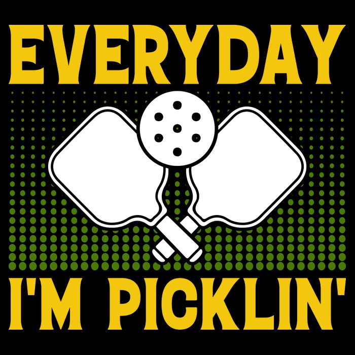 Everyday I'm Picklin' Paddle Pickleball Gift Cooling Performance Crew T-Shirt