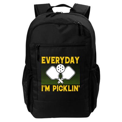 Everyday I'm Picklin' Paddle Pickleball Gift Backpack
