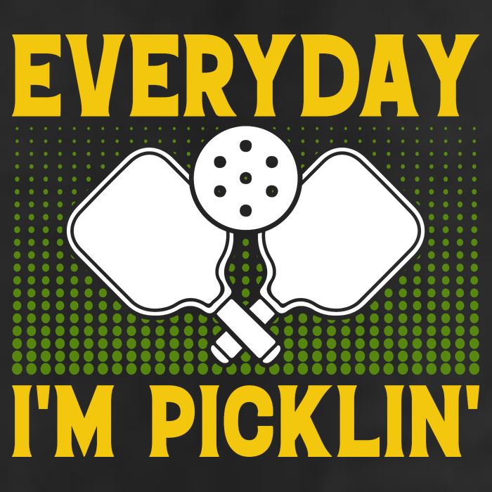 Everyday I'm Picklin' Paddle Pickleball Gift Adult Drive Performance Visor