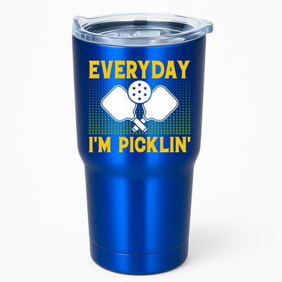 Everyday I'm Picklin' Paddle Pickleball Gift Tumbler