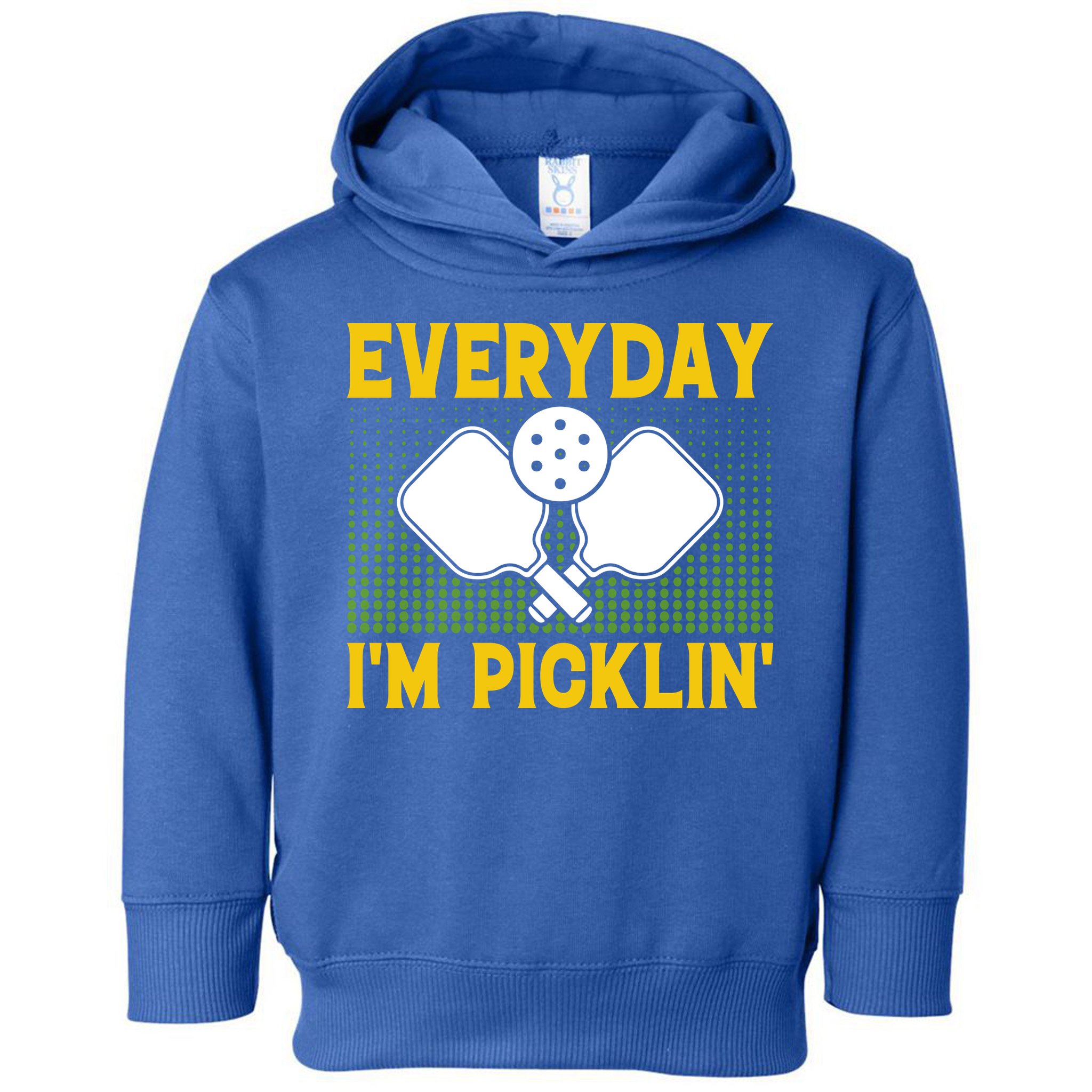 Everyday I'm Picklin' Paddle Pickleball Gift Toddler Hoodie