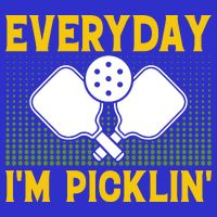 Everyday I'm Picklin' Paddle Pickleball Gift Visor