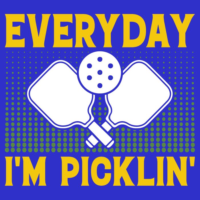 Everyday I'm Picklin' Paddle Pickleball Gift Visor