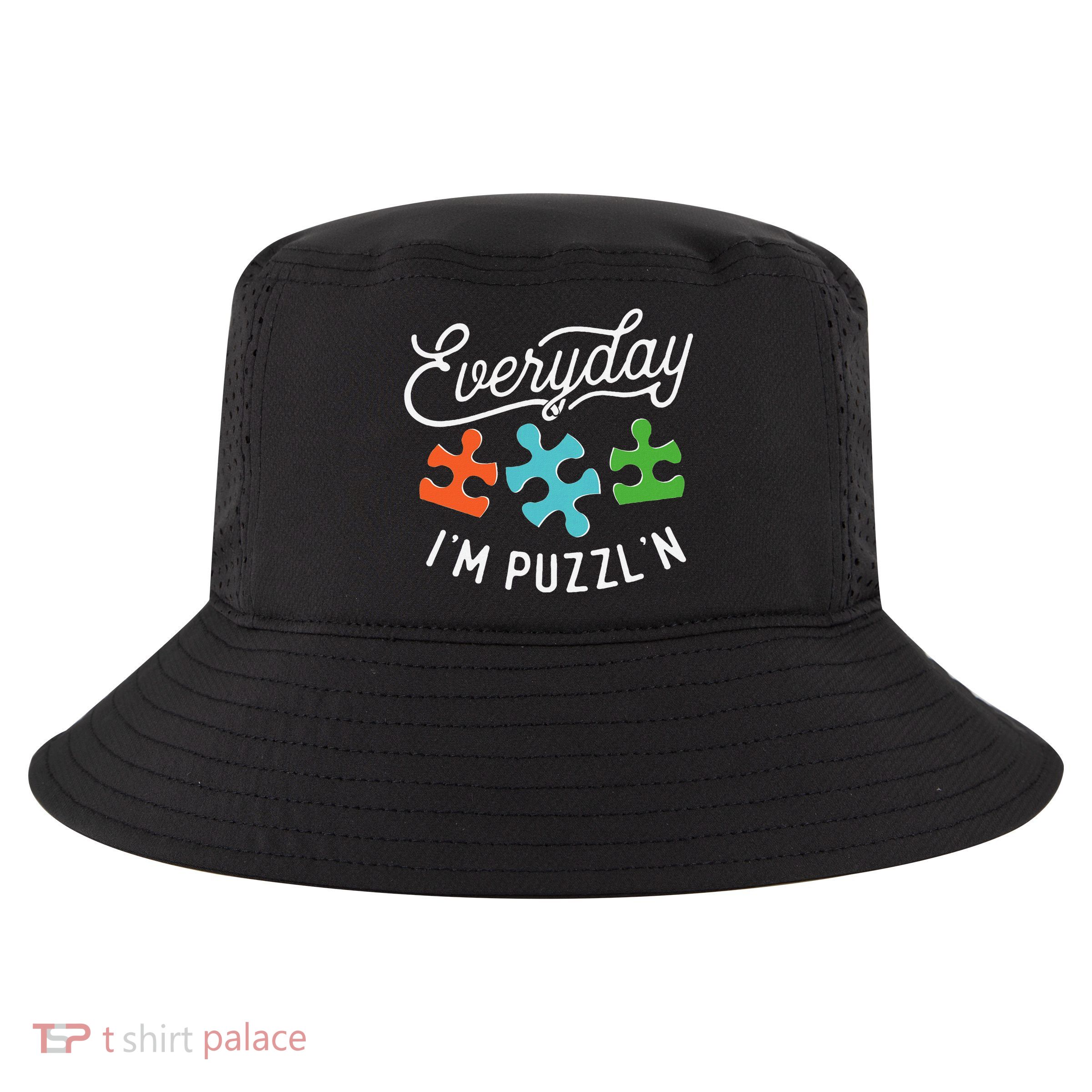 Everyday IM PuzzlN Puzzle Master Puzzler Cool Comfort Performance Bucket Hat
