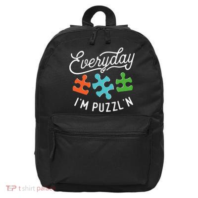 Everyday IM PuzzlN Puzzle Master Puzzler 16 in Basic Backpack