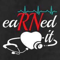 Earned It Rn Nurse Nursing Graduation Adult Drive Performance Visor