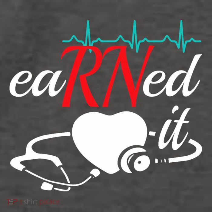 Earned It Rn Nurse Nursing Graduation Vector Backpack
