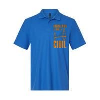 Engineering Is Rarely Civil Engineer Softstyle Adult Sport Polo