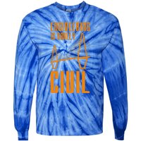 Engineering Is Rarely Civil Engineer Tie-Dye Long Sleeve Shirt