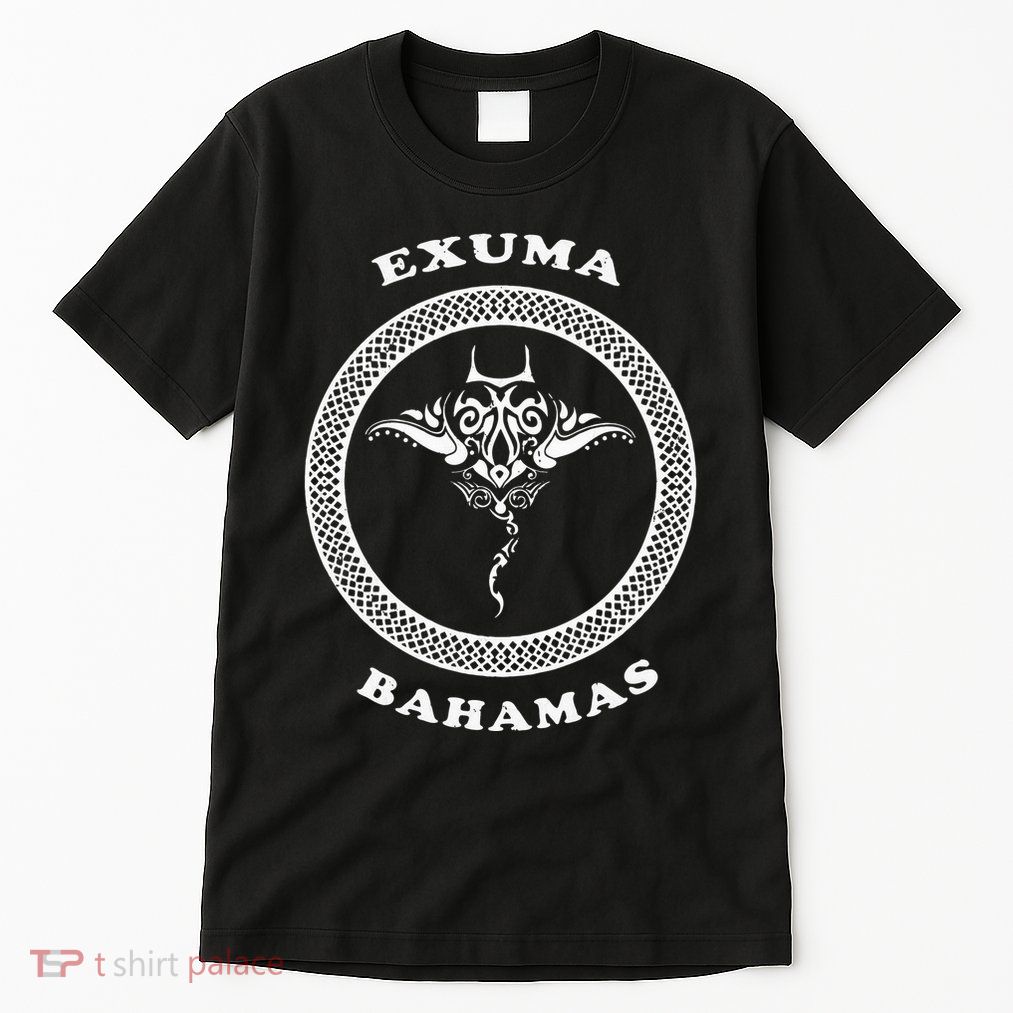 Exuma IslandsBahamas Retro Tribal Stingray Vacation Tall T-Shirt