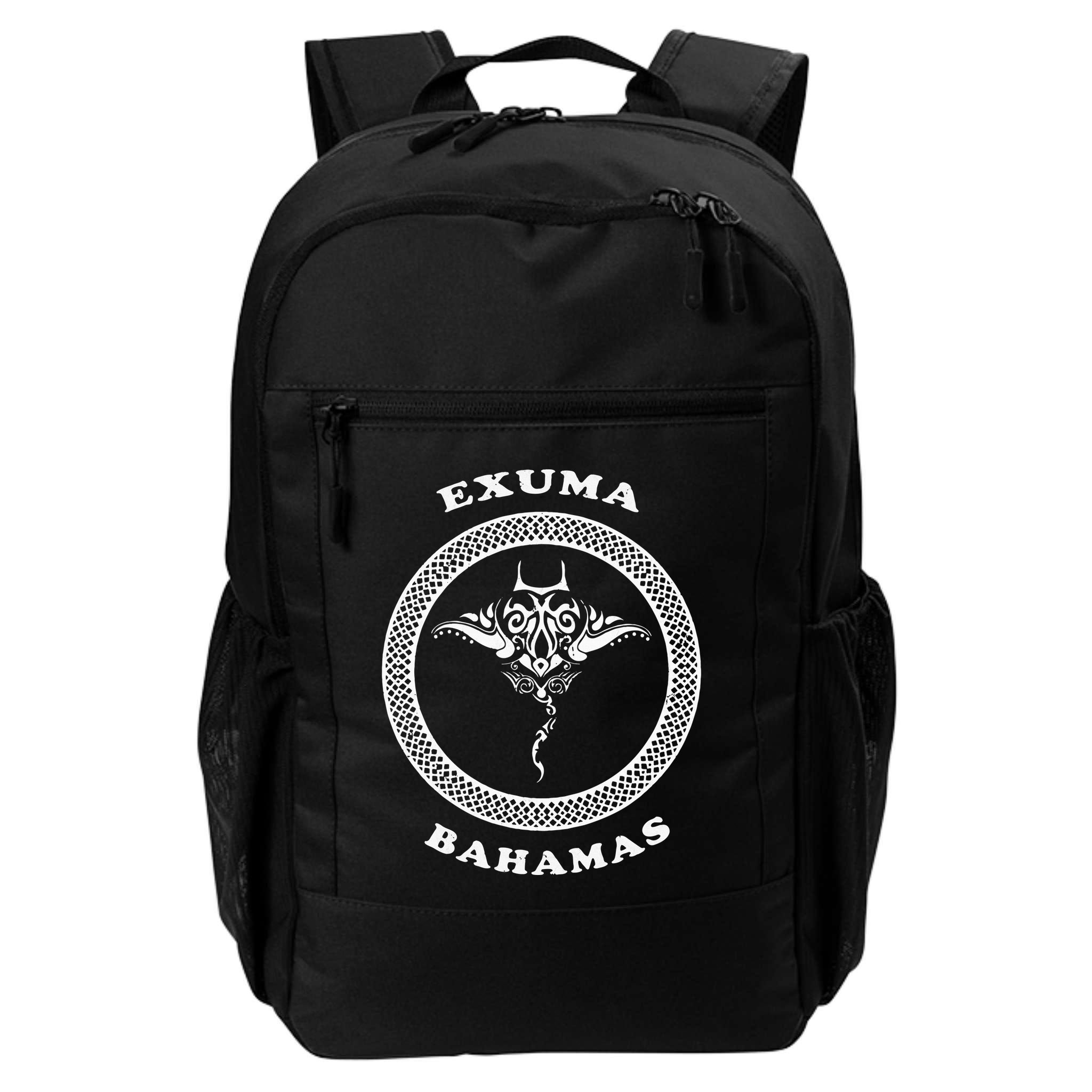 Exuma IslandsBahamas Retro Tribal Stingray Vacation Backpack