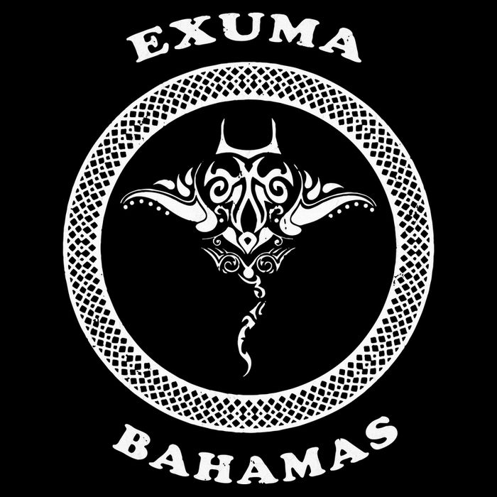 Exuma IslandsBahamas Retro Tribal Stingray Vacation 16 in Basic Backpack