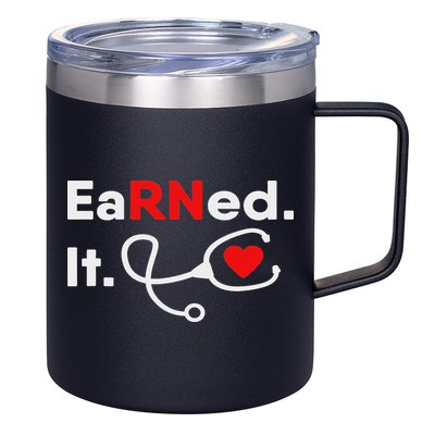 Earned It Rn Nursing Student Gifts For Women 2020 12oz Stainless Steel Coffee Mug
