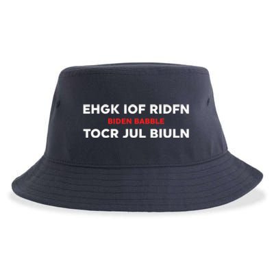 Ehgk Iof Ridfn Tocr Jul Biuln Biden Babble Sustainable Bucket Hat