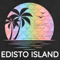 Edisto Island South Carolina Vacation Beach Family Group 7 Panel Mesh Trucker Snapback Hat