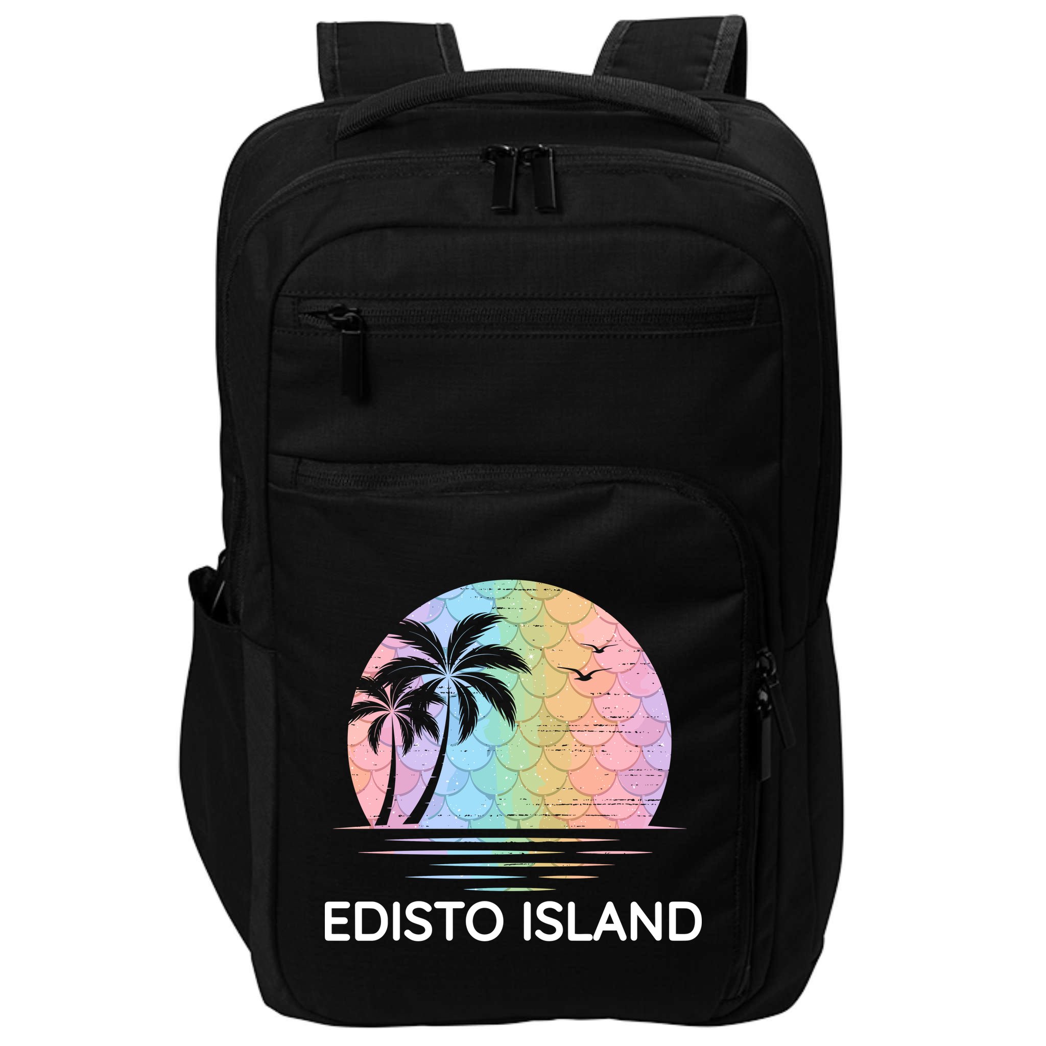 Edisto Island South Carolina Vacation Beach Family Group Impact Tech Backpack