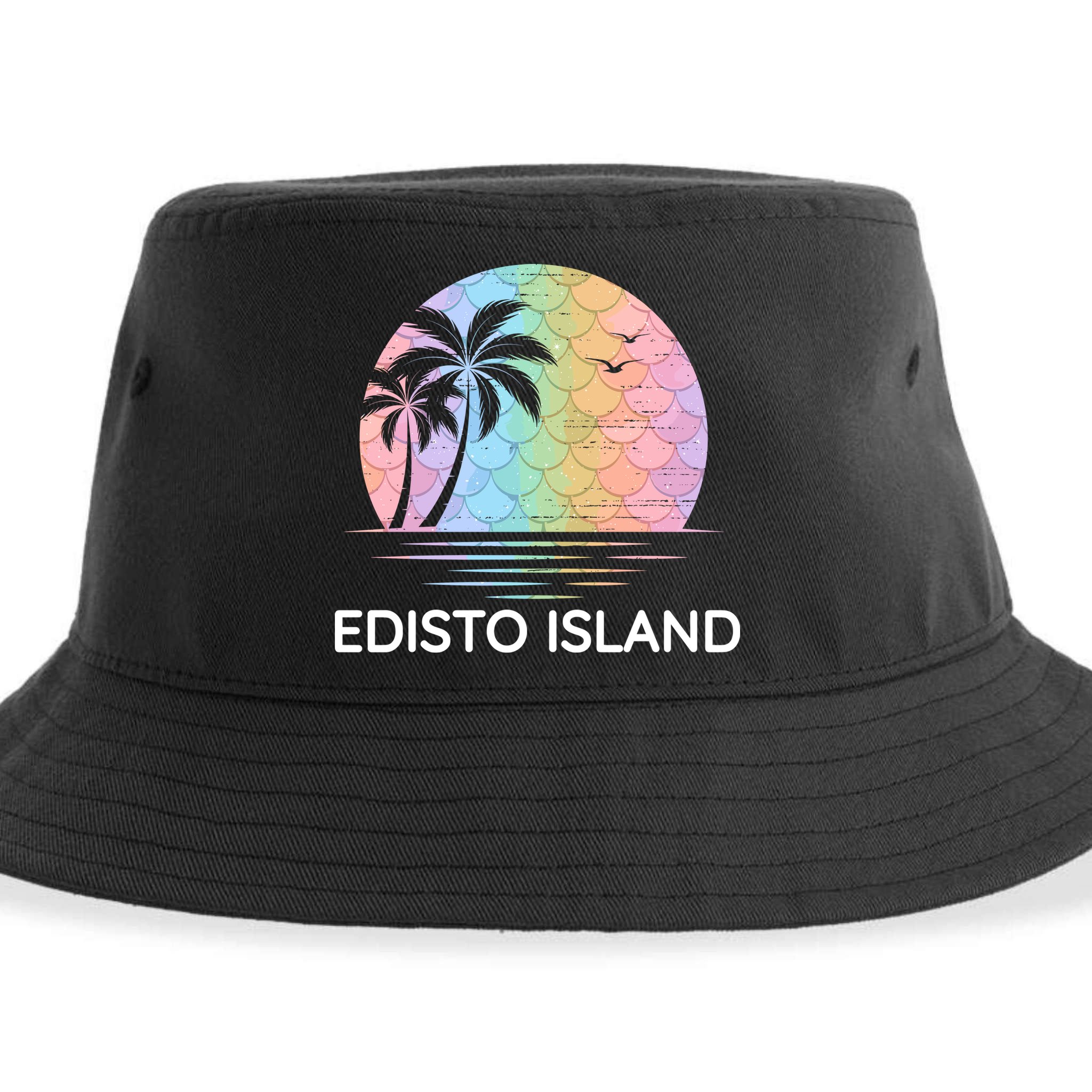 Edisto Island South Carolina Vacation Beach Family Group Sustainable Bucket Hat