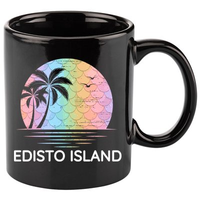 Edisto Island South Carolina Vacation Beach Family Group 11oz C Handle Ceramic Mug