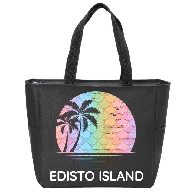 Edisto Island South Carolina Vacation Beach Family Group Zip Tote Bag