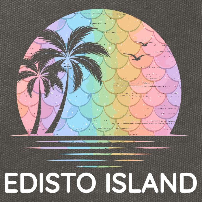 Edisto Island South Carolina Vacation Beach Family Group Cotton Canvas Backpack