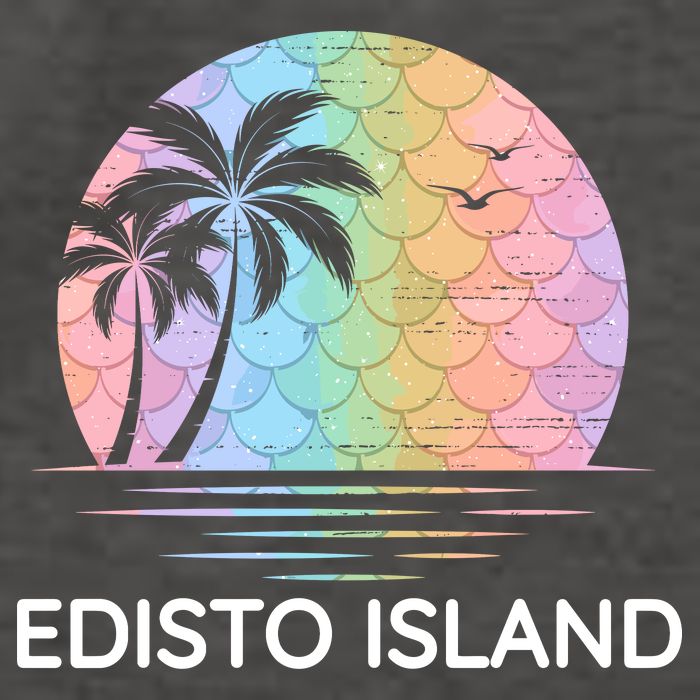 Edisto Island South Carolina Vacation Beach Family Group Vector Backpack